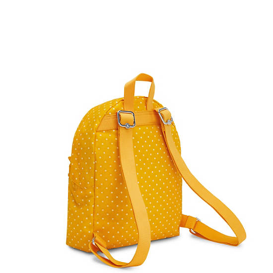 Kipling Reposa Printed Rugzak Geel | BE 1607EB